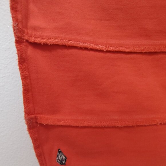 Volcom Orange Fitted Skirt – Size 5 – Cotton Blend - Picture 11 of 14
